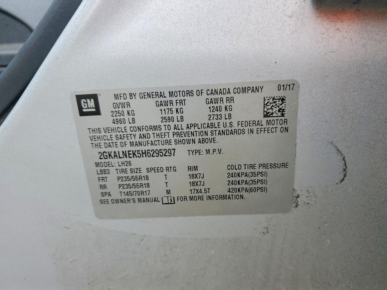 2017 GMC TERRAIN SLE photo 25