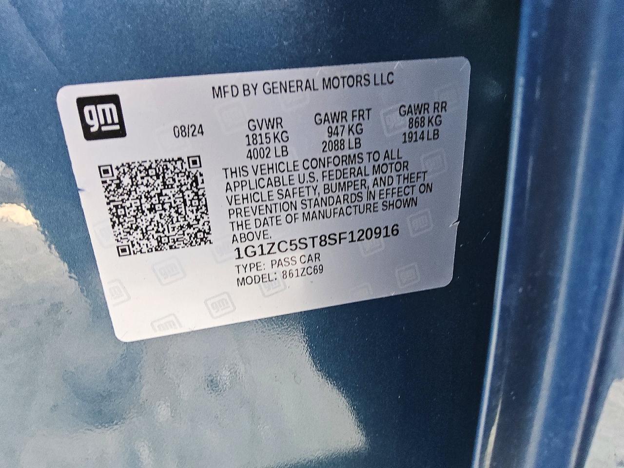 2025 CHEVROLET MALIBU LS photo 12