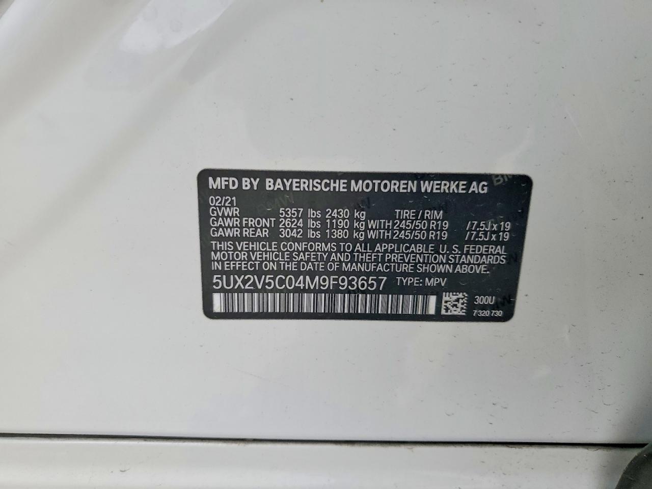 2021 BMW X4 XDRIVEM40I photo 37