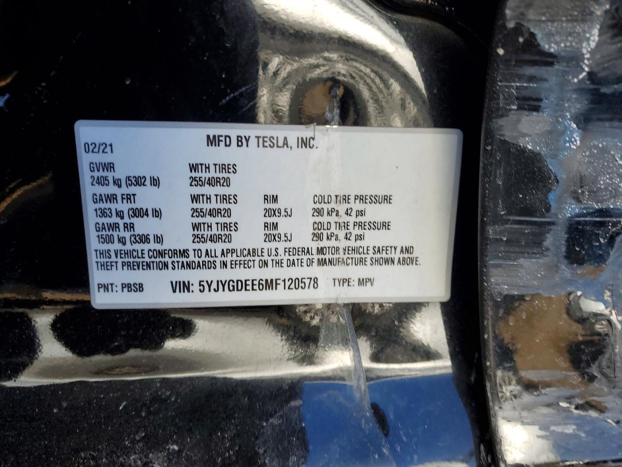 2021 TESLA MODEL Y photo 23