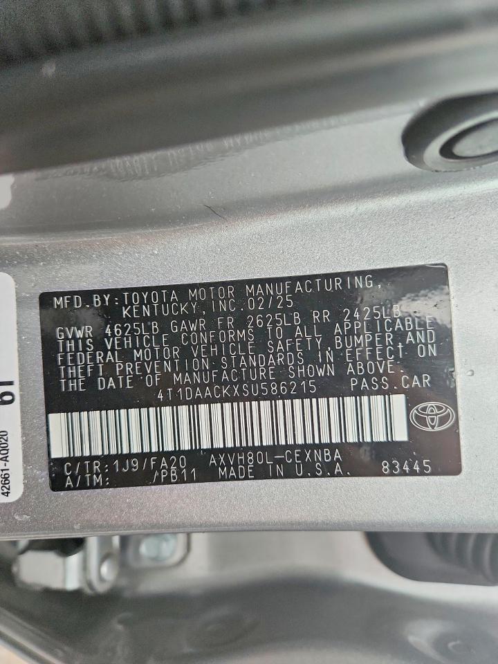 2025 TOYOTA CAMRY XSE photo 12