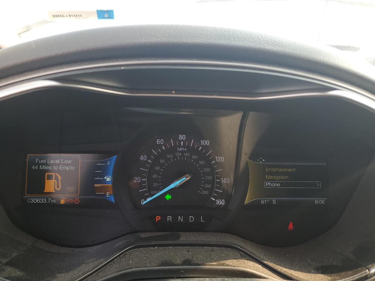 2019 FORD FUSION S photo 9