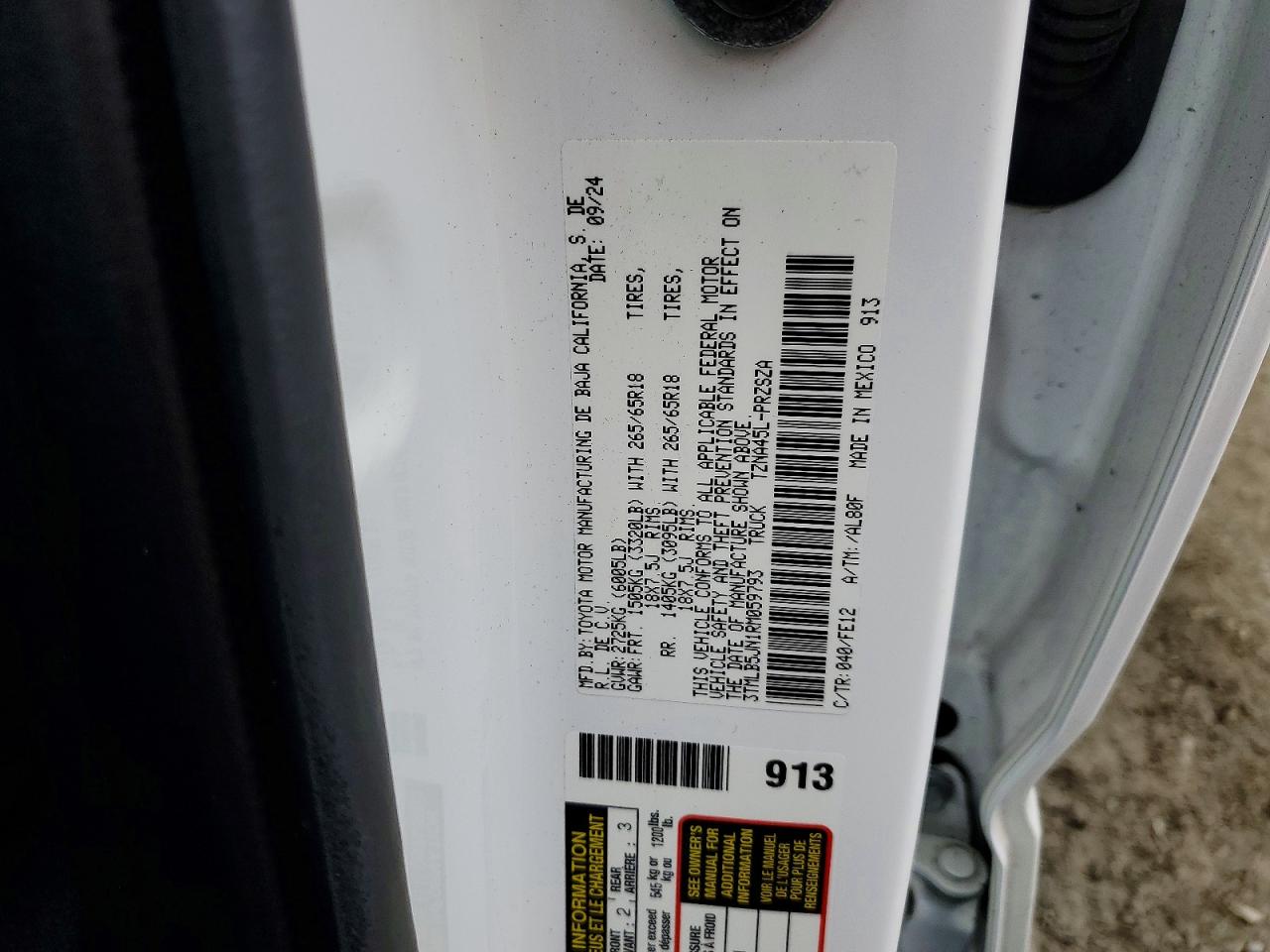 2024 TOYOTA TACOMA photo 23