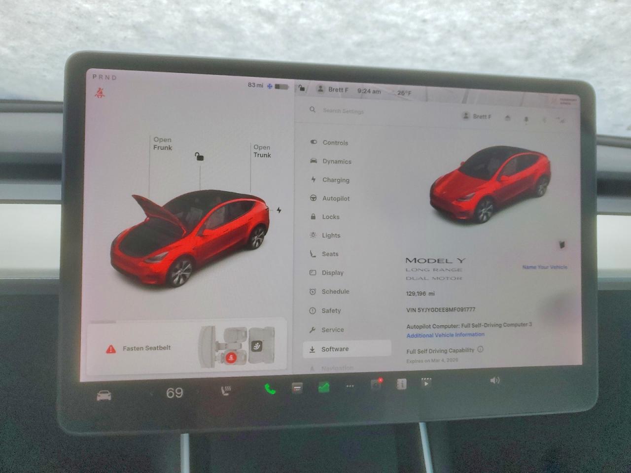 2021 TESLA MODEL Y photo 9
