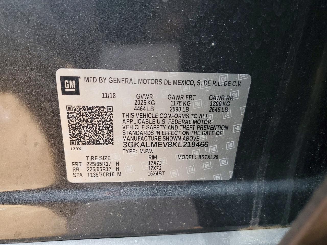 2019 GMC TERRAIN SLE photo 13