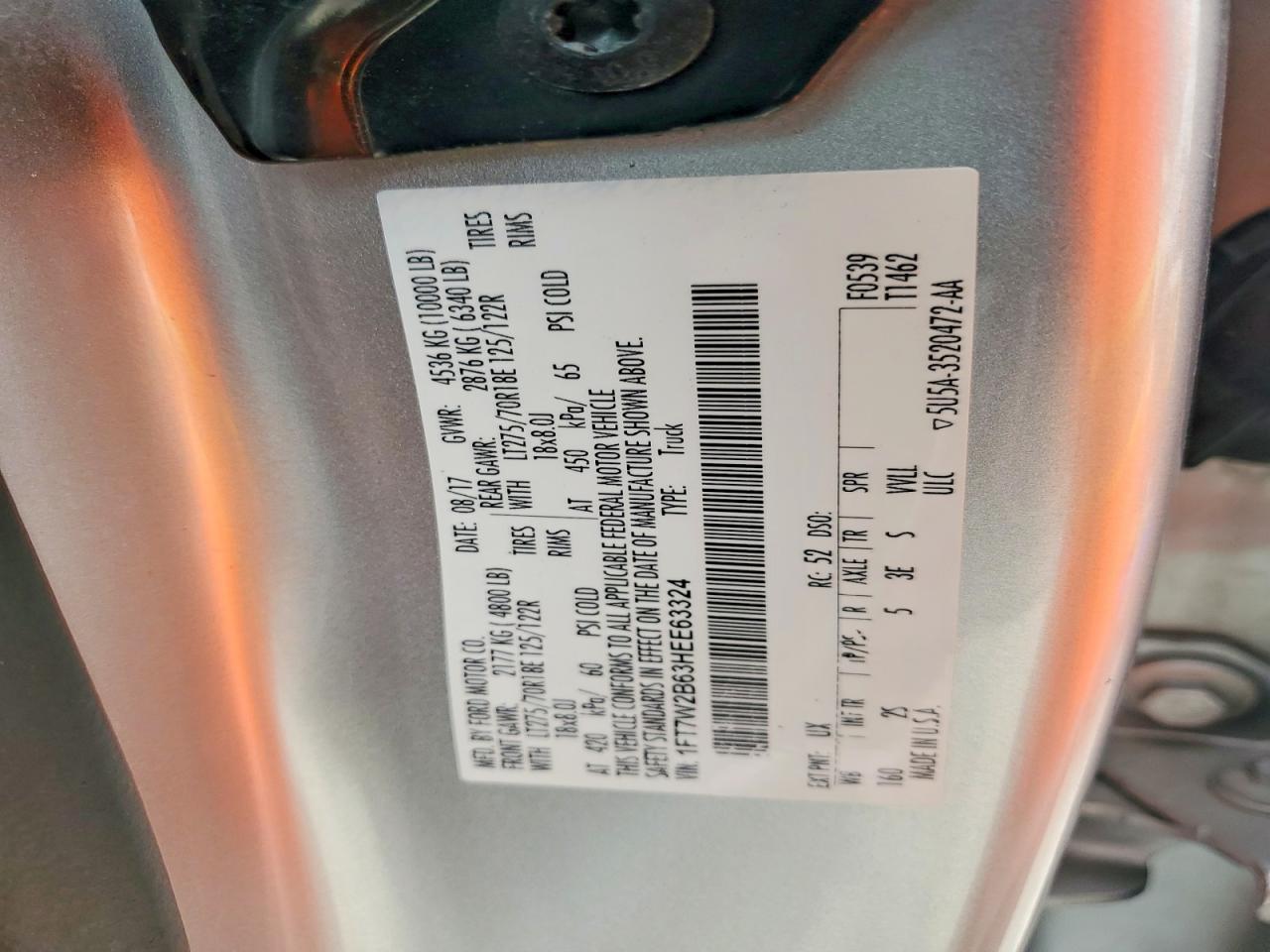 2017 FORD F250 SUPER DUTY photo 13