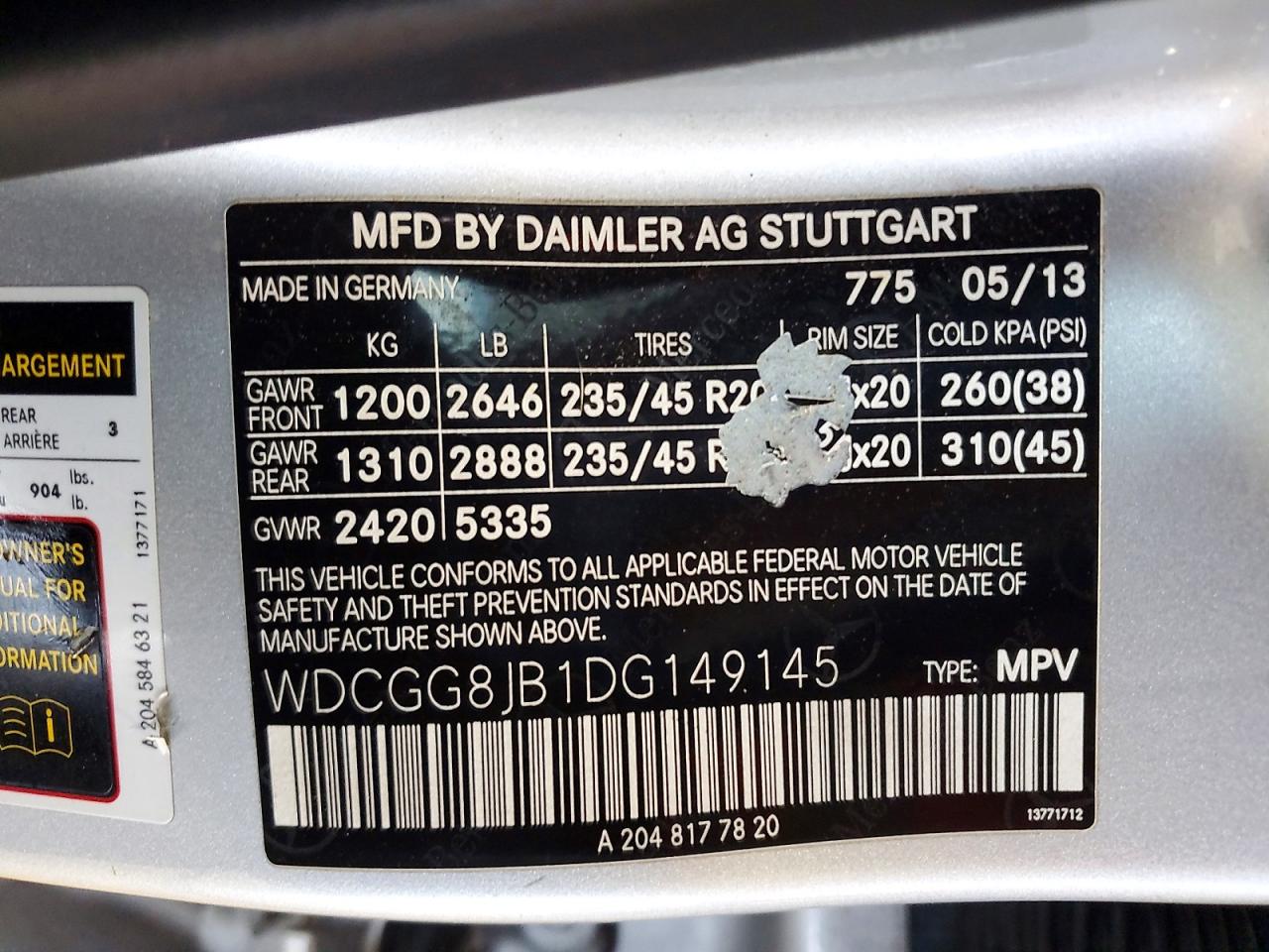 2013 MERCEDES-BENZ GLK 350 4MATIC photo 12