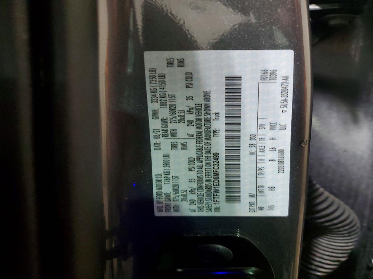 2021 FORD F150 SUPERCREW photo 23