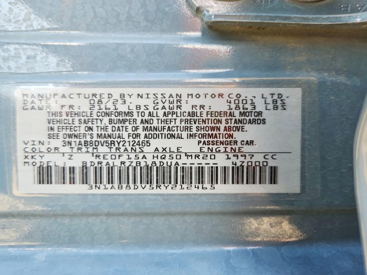 2024 NISSAN SENTRA SR photo 12