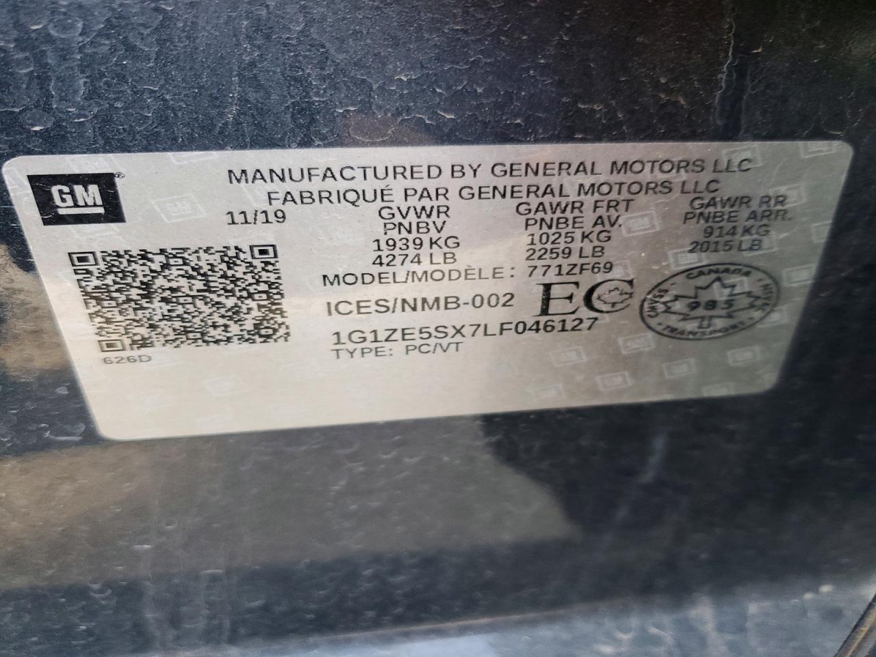 2020 CHEVROLET MALIBU PREMIER photo 23