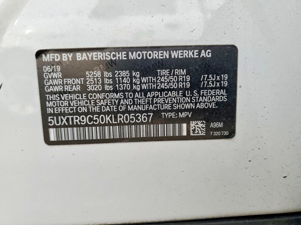 2019 BMW X3 XDRIVE30I photo 25