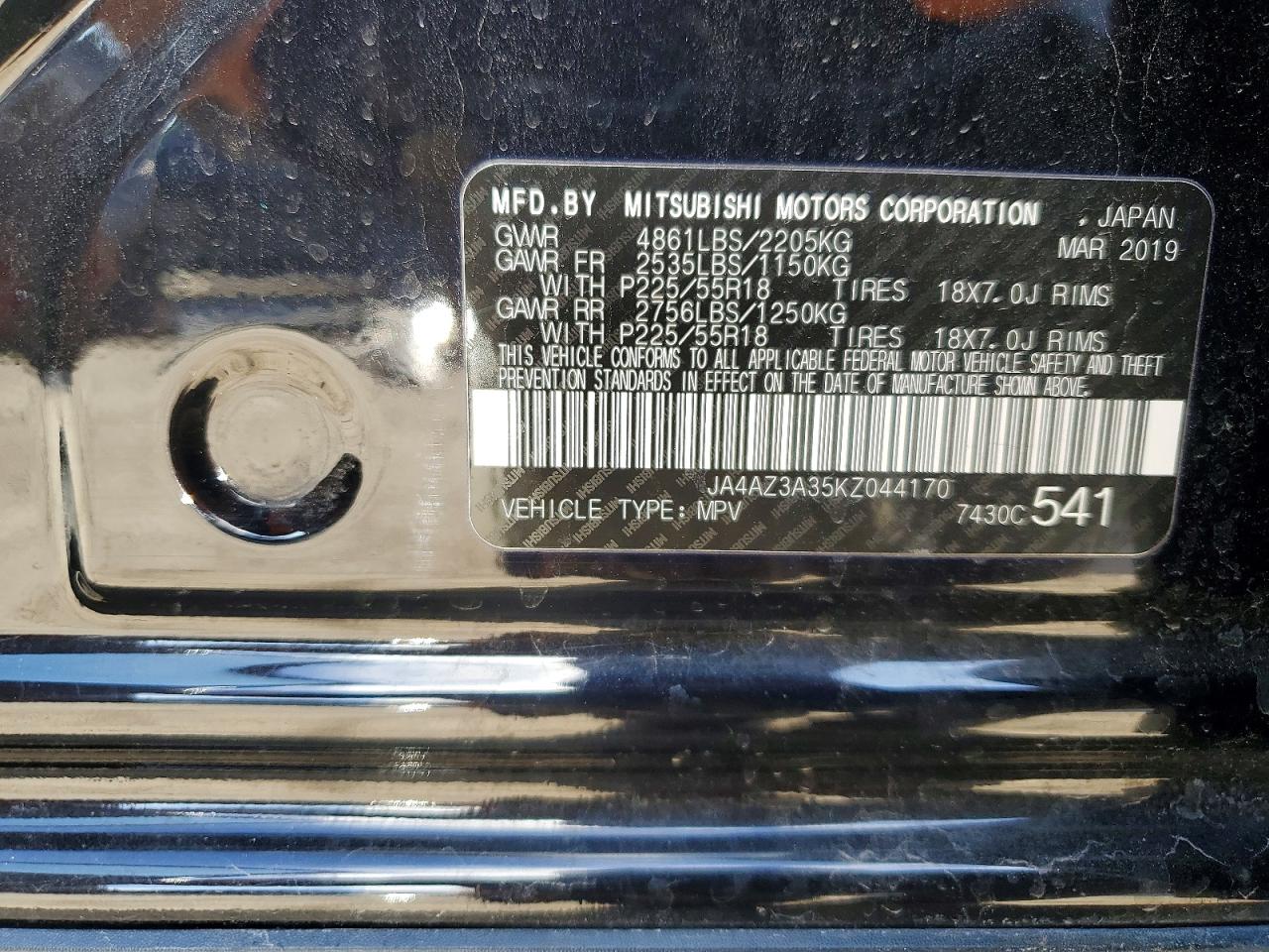 2019 MITSUBISHI OUTLANDER SE photo 25