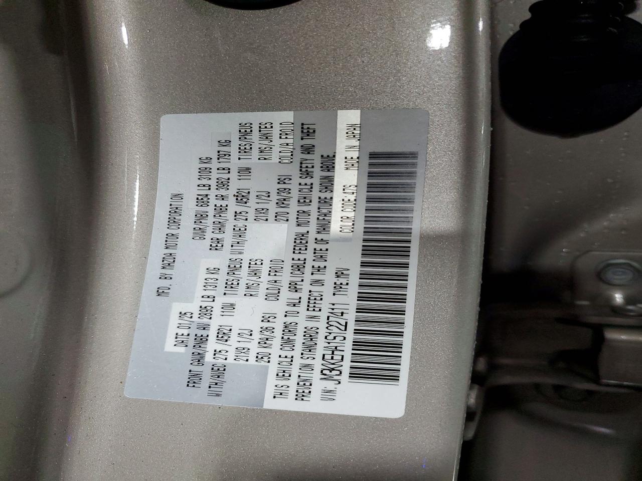 2025 MAZDA CX-90 PREMIUM PLUS photo 25