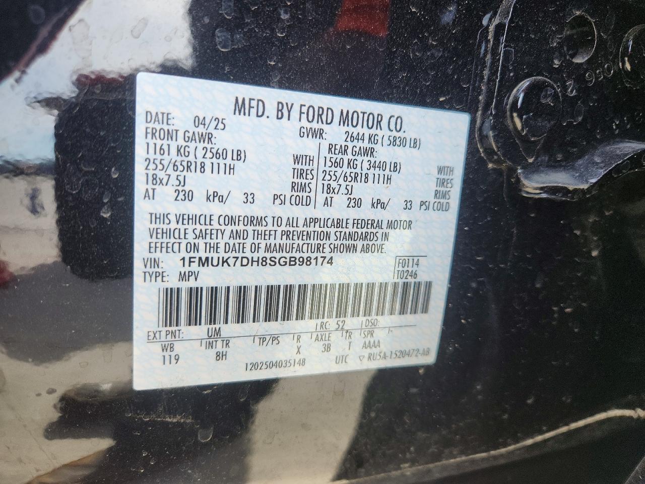 2025 FORD EXPLORER ACTIVE photo 12