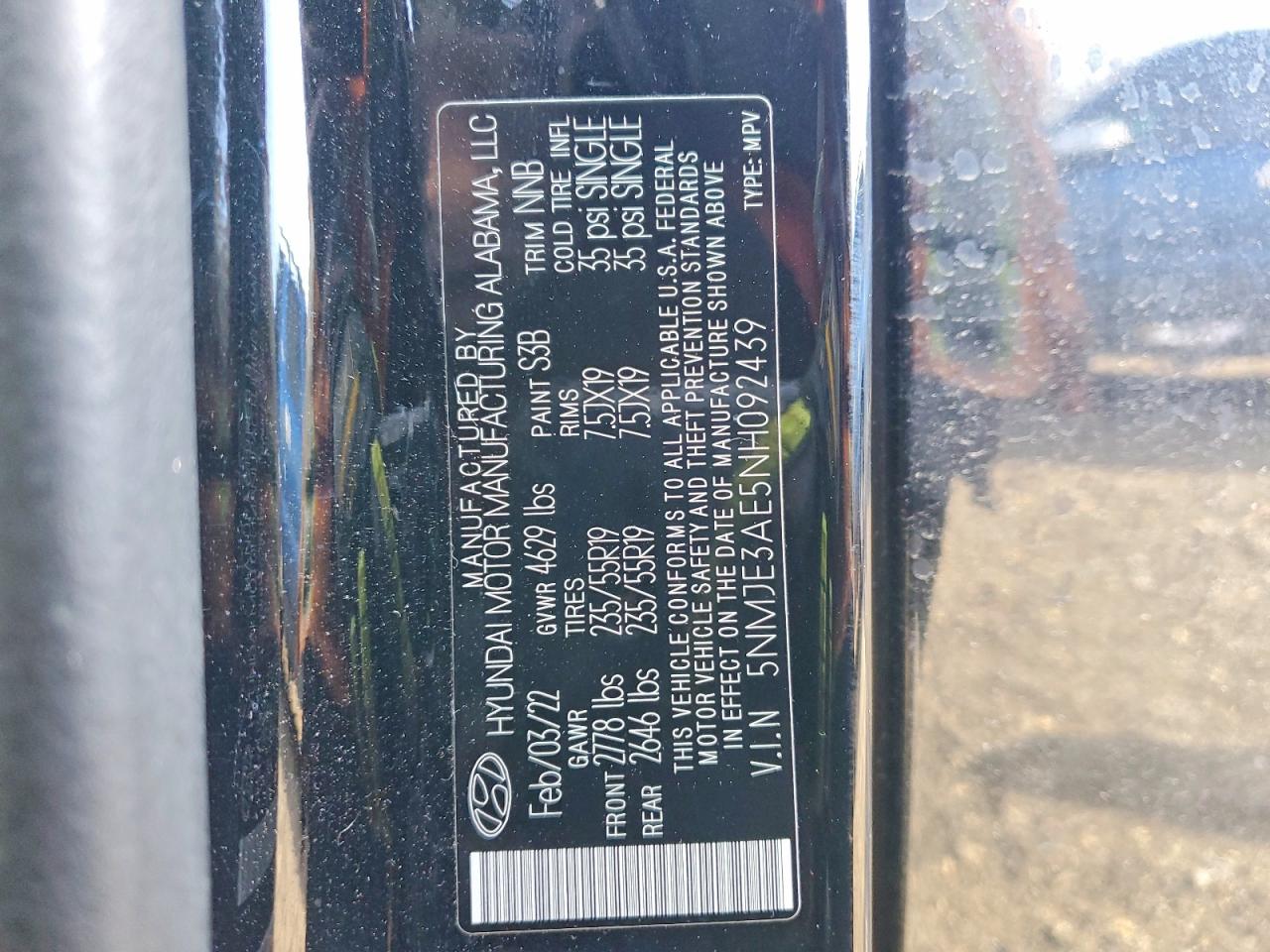 2022 HYUNDAI TUCSON LIMITED photo 13