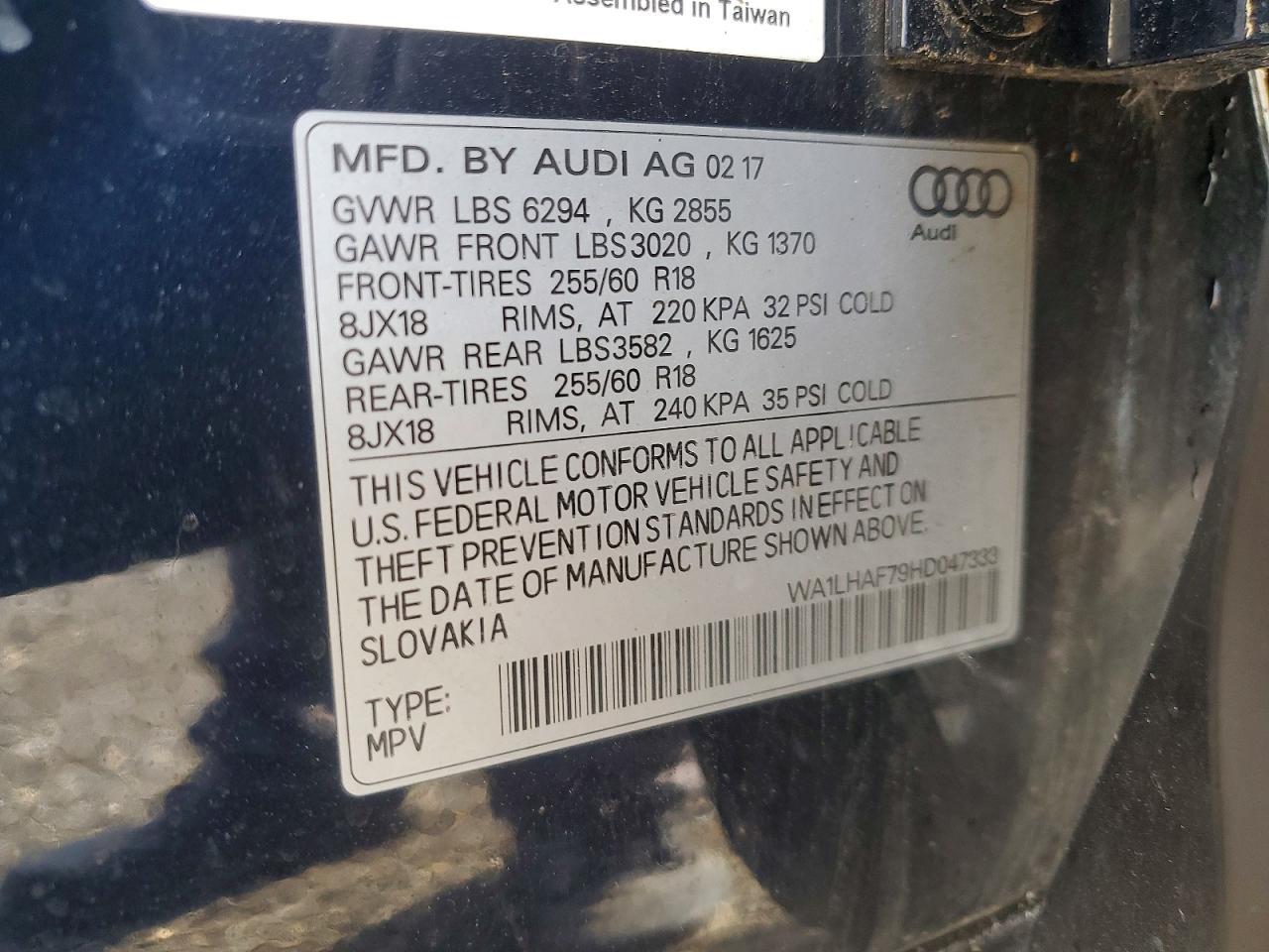 2017 AUDI Q7 PREMIUM PLUS photo 14