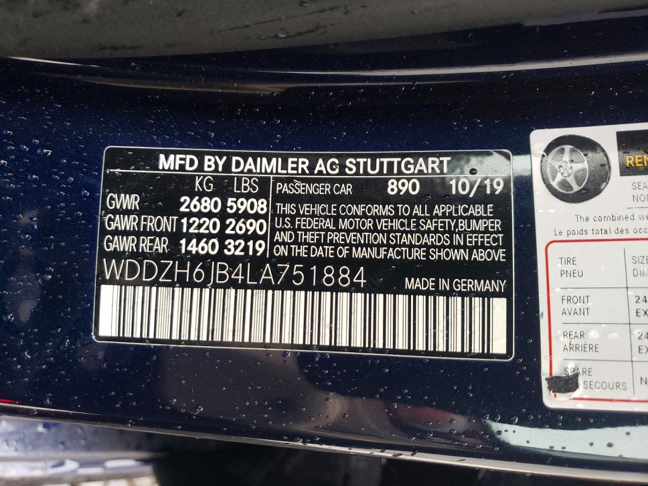 2020 MERCEDES-BENZ E 450 4MATIC photo 12