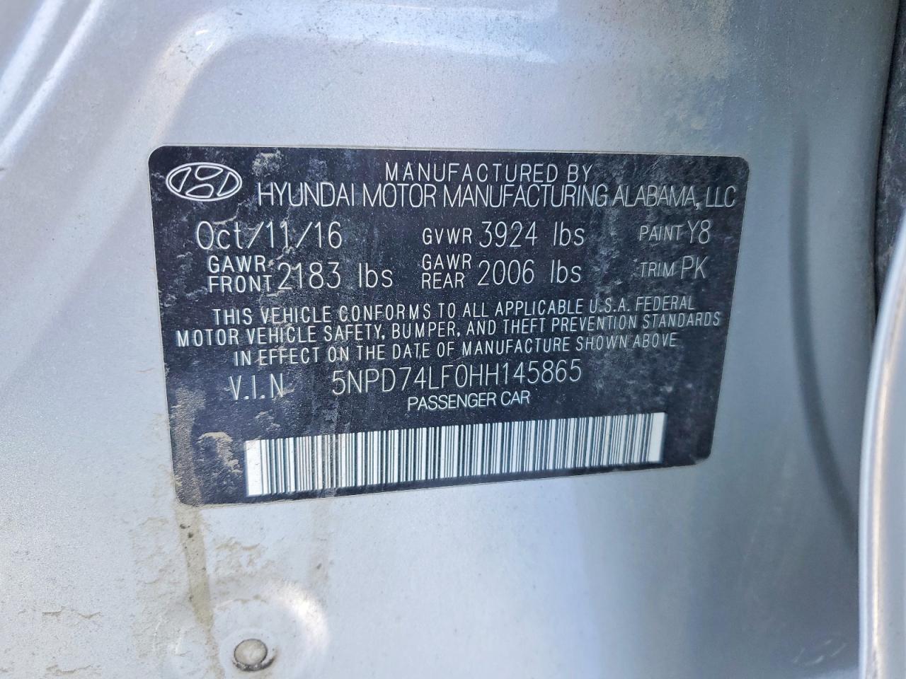 2017 HYUNDAI ELANTRA SE photo 34