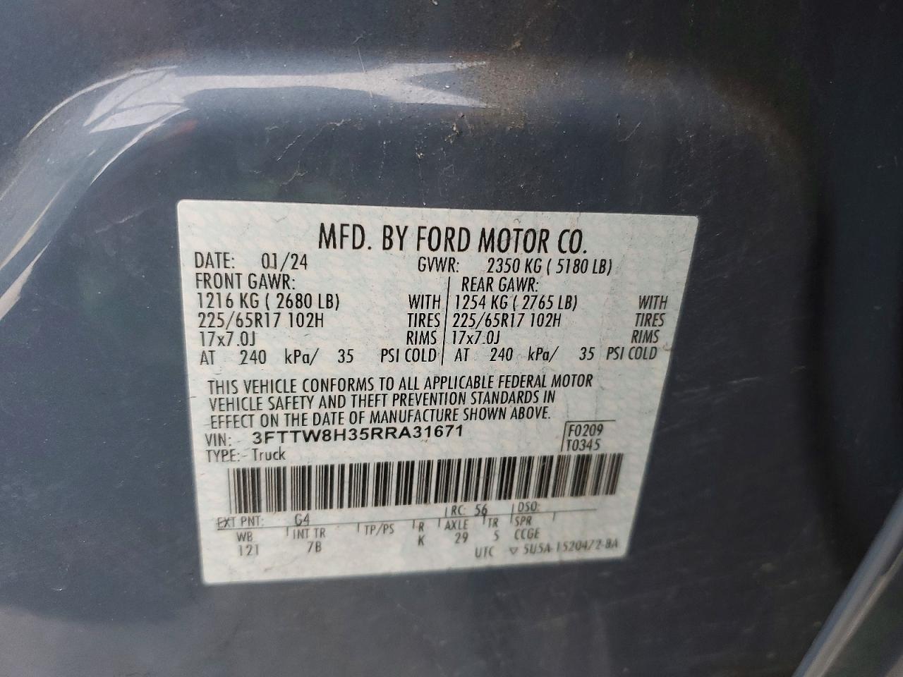 2024 FORD MAVERICK XLT photo 25