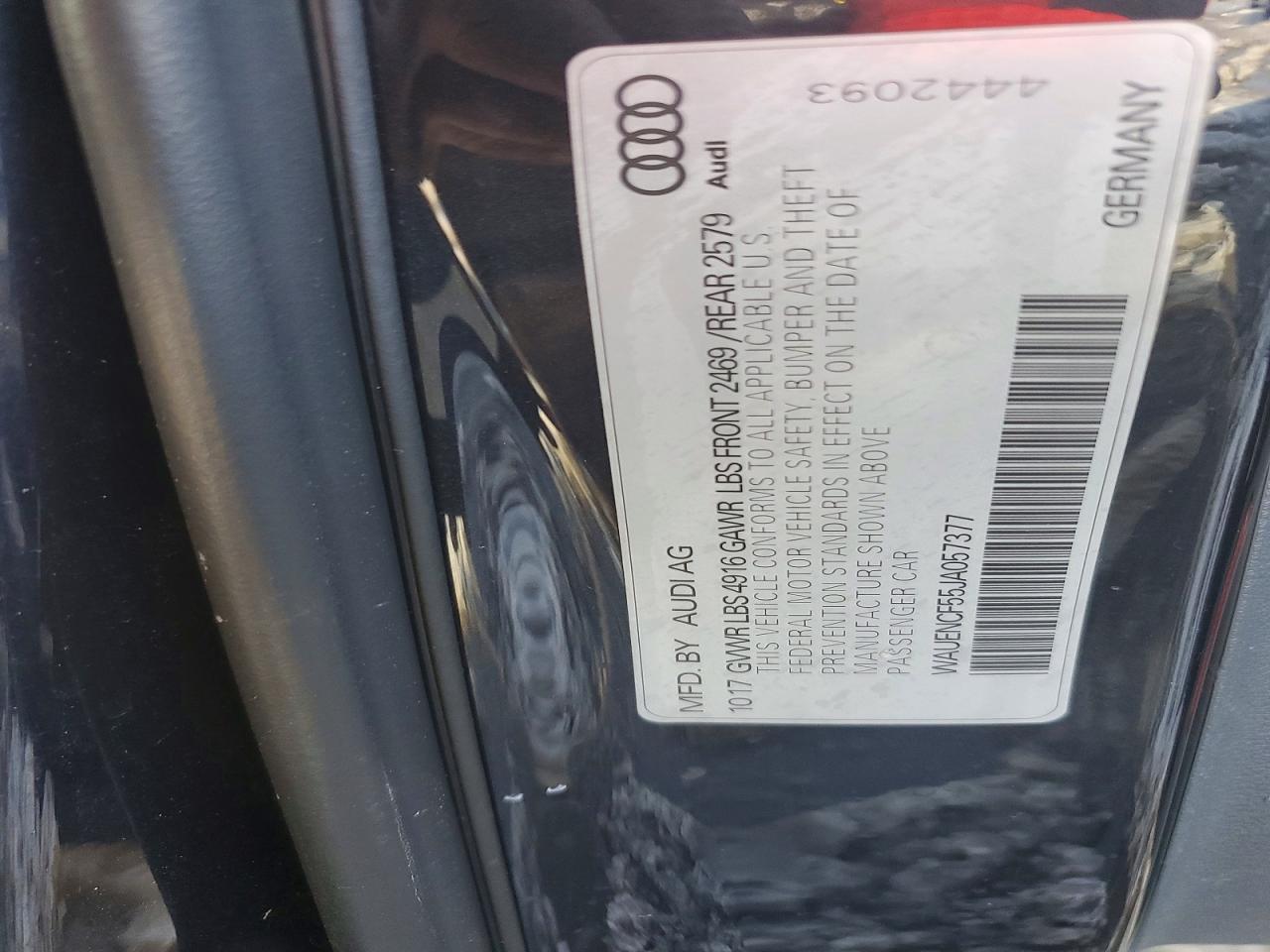 2018 AUDI A5 PREMIUM PLUS S-LINE photo 12