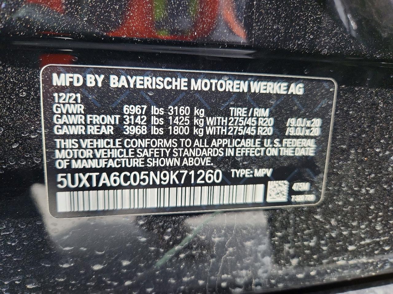 2022 BMW X5 XDRIVE45E photo 27