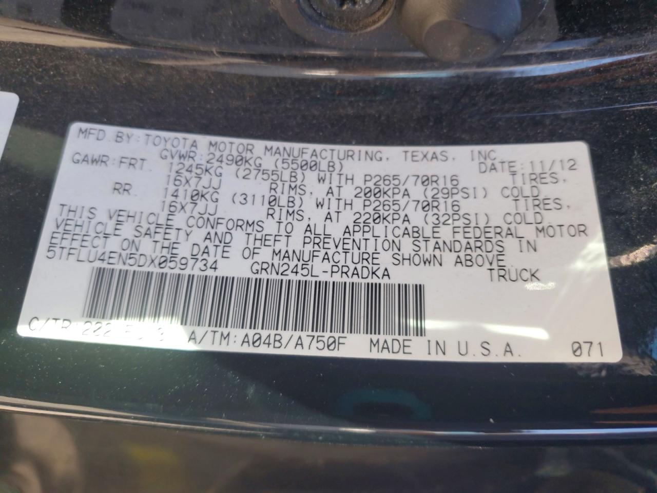 2013 TOYOTA TACOMA photo 23