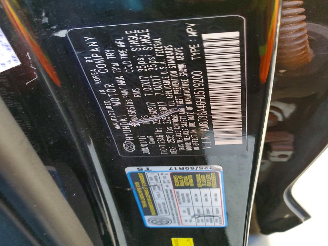 2017 HYUNDAI TUCSON LIMITED photo 25