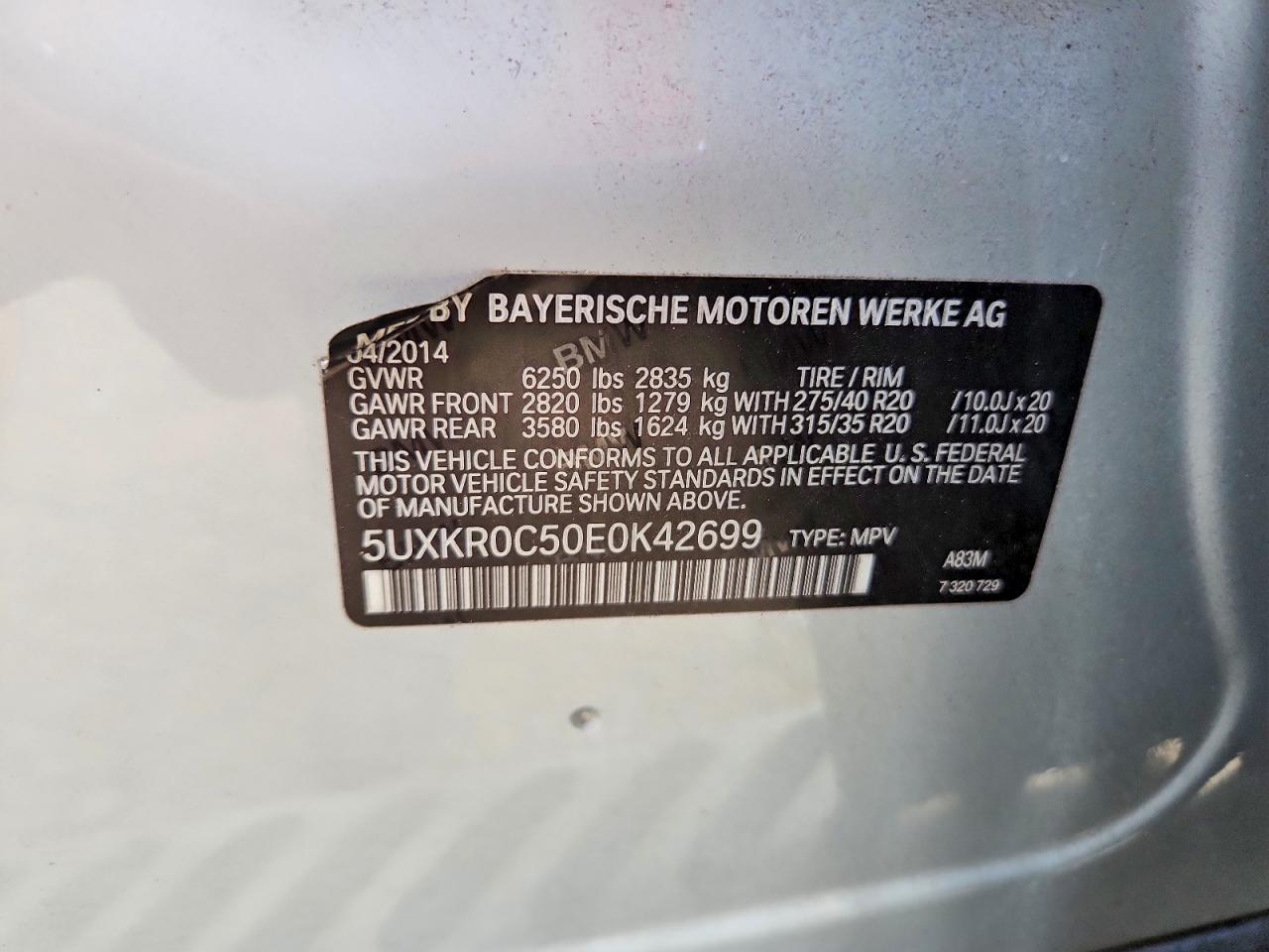 2014 BMW X5 XDRIVE35I photo 27