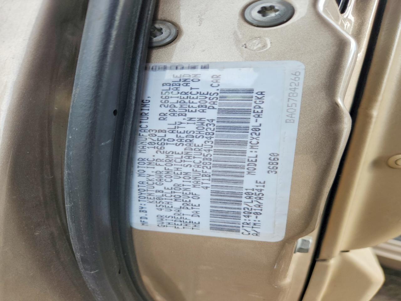 2004 TOYOTA AVALON XLS photo 12