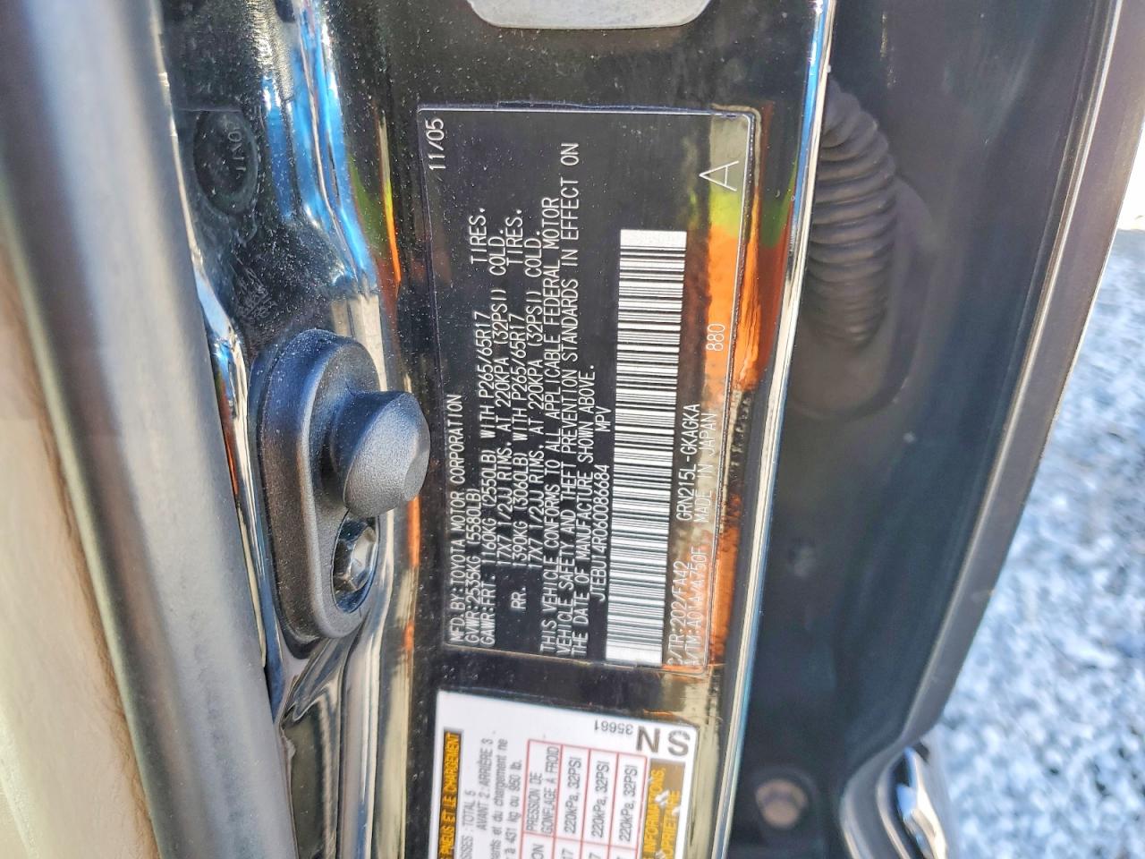2006 TOYOTA 4RUNNER SR5 photo 13