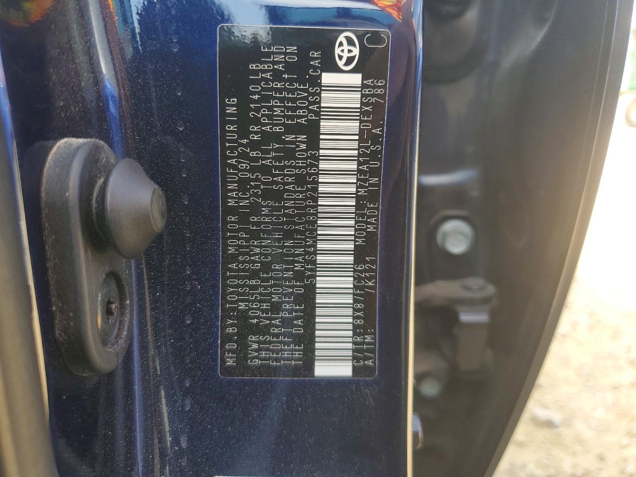 2024 TOYOTA COROLLA SE photo 25