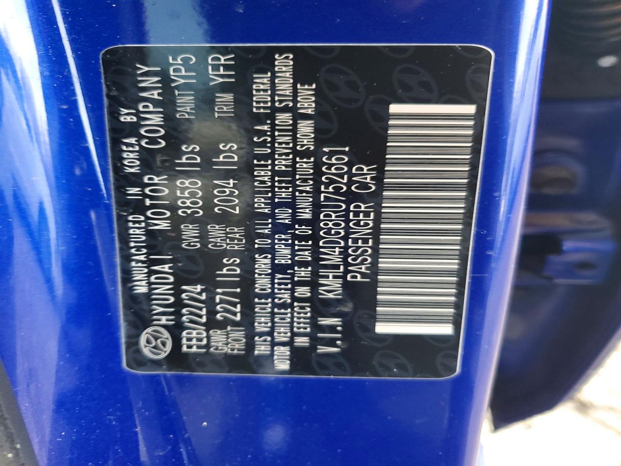 2024 HYUNDAI ELANTRA SEL photo 12