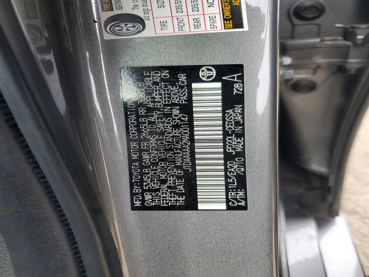 2021 TOYOTA MIRAI XLE photo 23