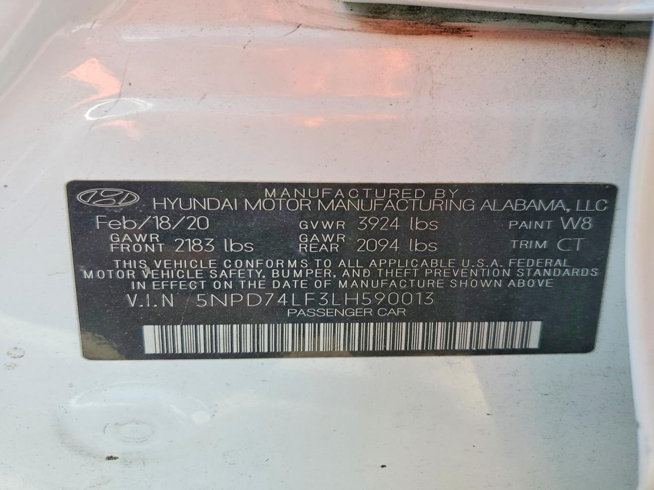 2020 HYUNDAI ELANTRA SE photo 25