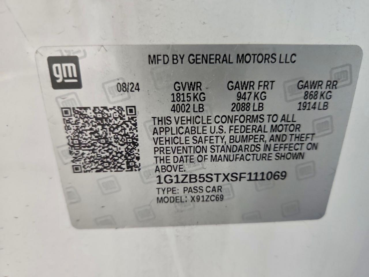 2025 CHEVROLET MALIBU LS photo 12