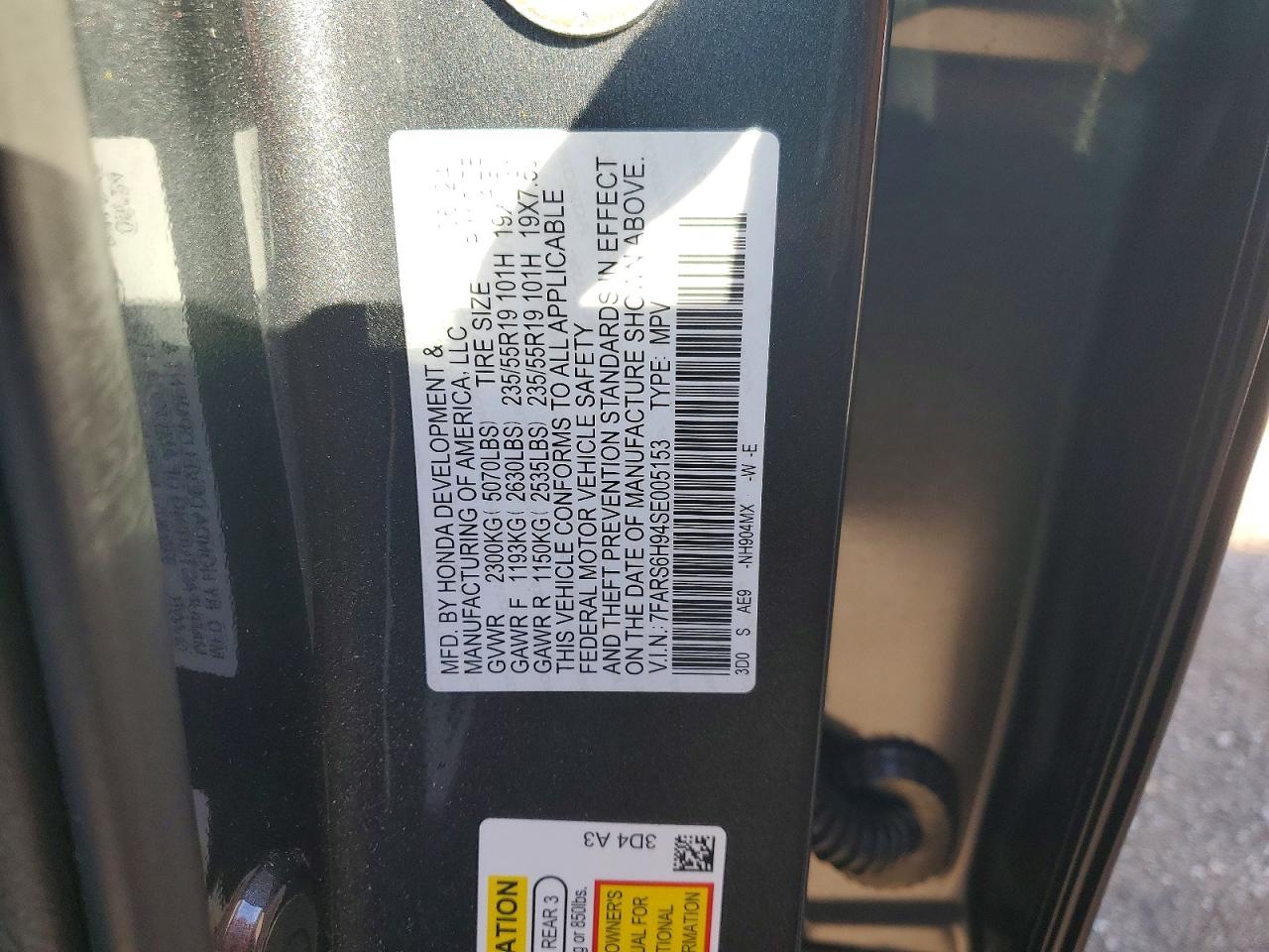 2025 HONDA CR-V SPORT TOURING photo 13