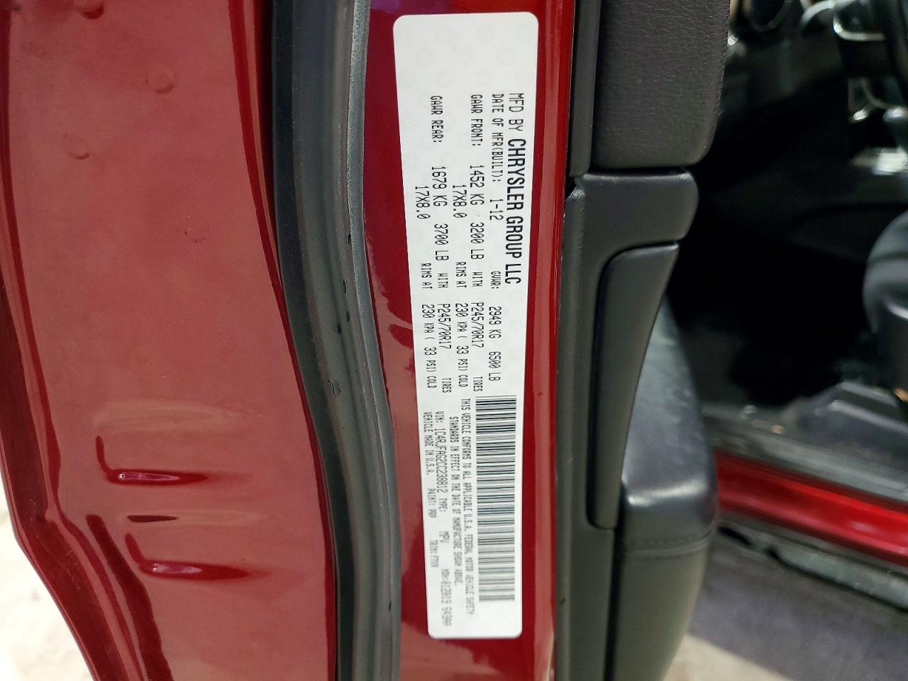 2012 JEEP GRAND CHEROKEE LAREDO photo 37