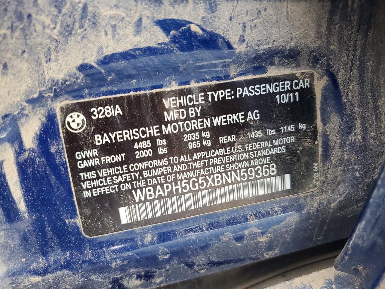 2011 BMW 328 I SULEV photo 23
