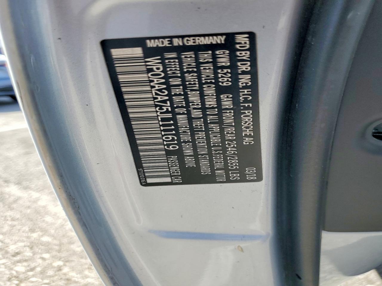 2018 PORSCHE PANAMERA 4 photo 34