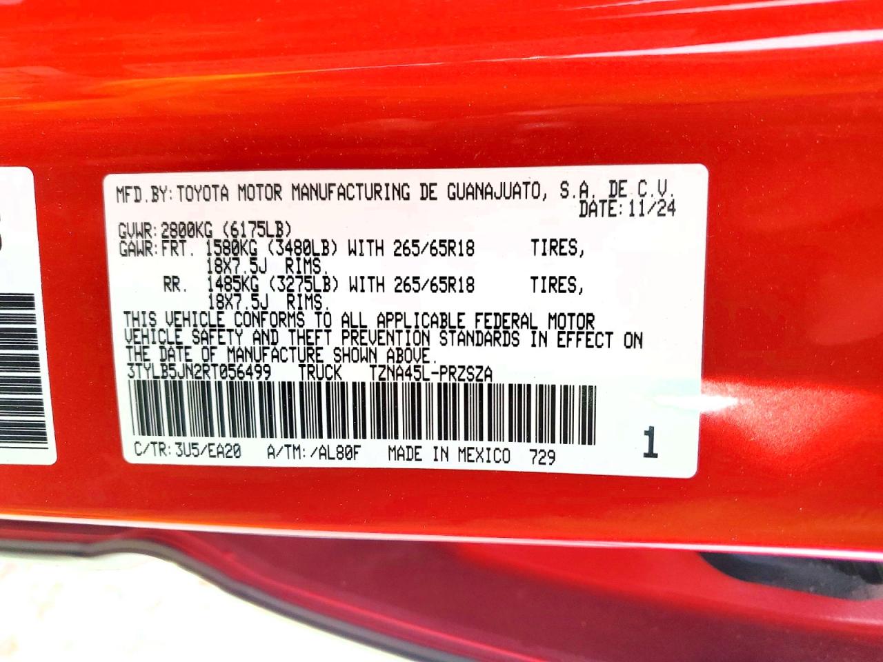 2024 TOYOTA TACOMA TRD SPORT photo 12