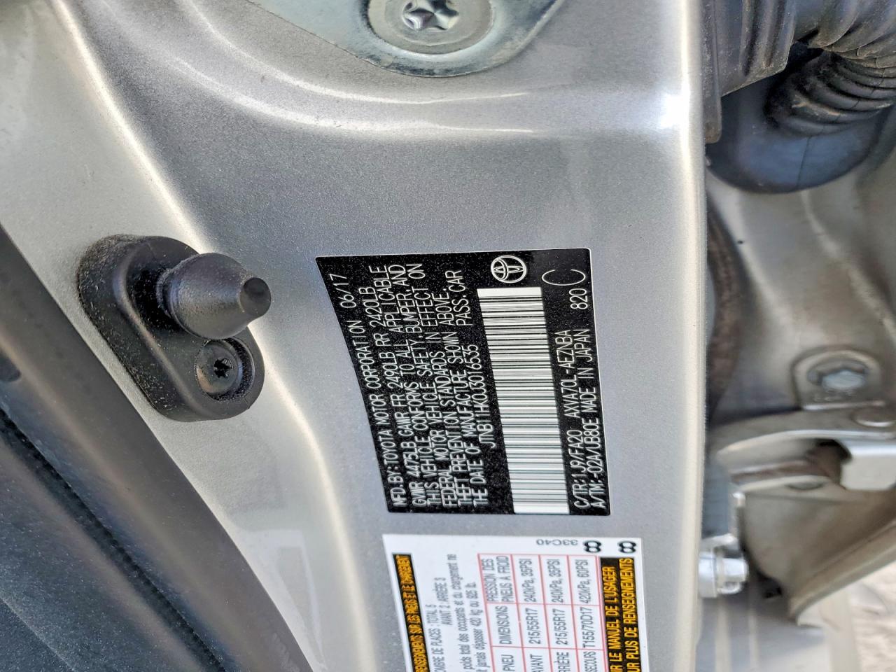 2018 TOYOTA CAMRY L photo 12