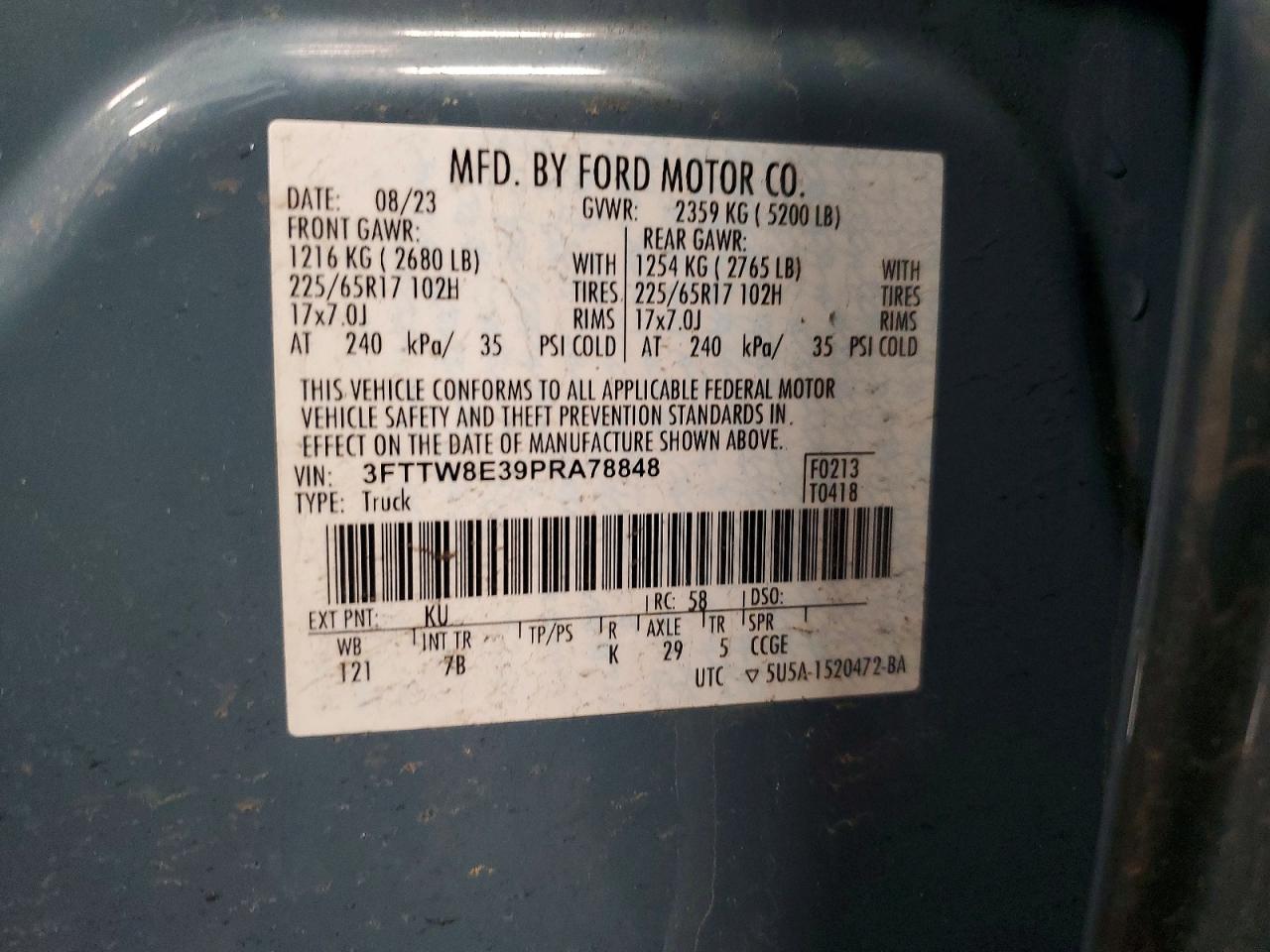 2023 FORD MAVERICK XL photo 12