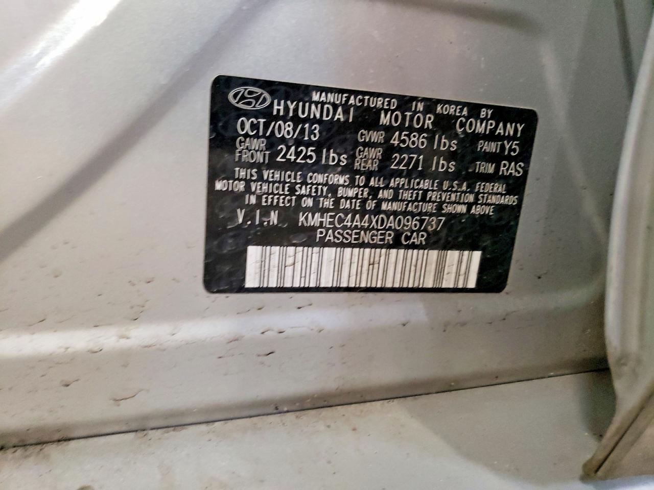 2013 HYUNDAI SONATA HYBRID photo 23