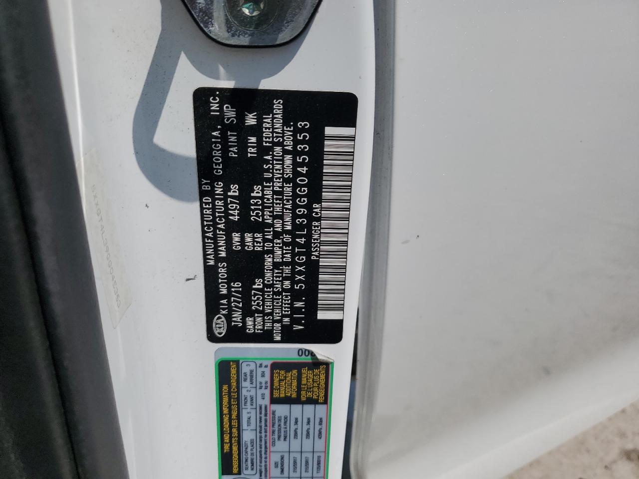 2016 KIA OPTIMA LX photo 23