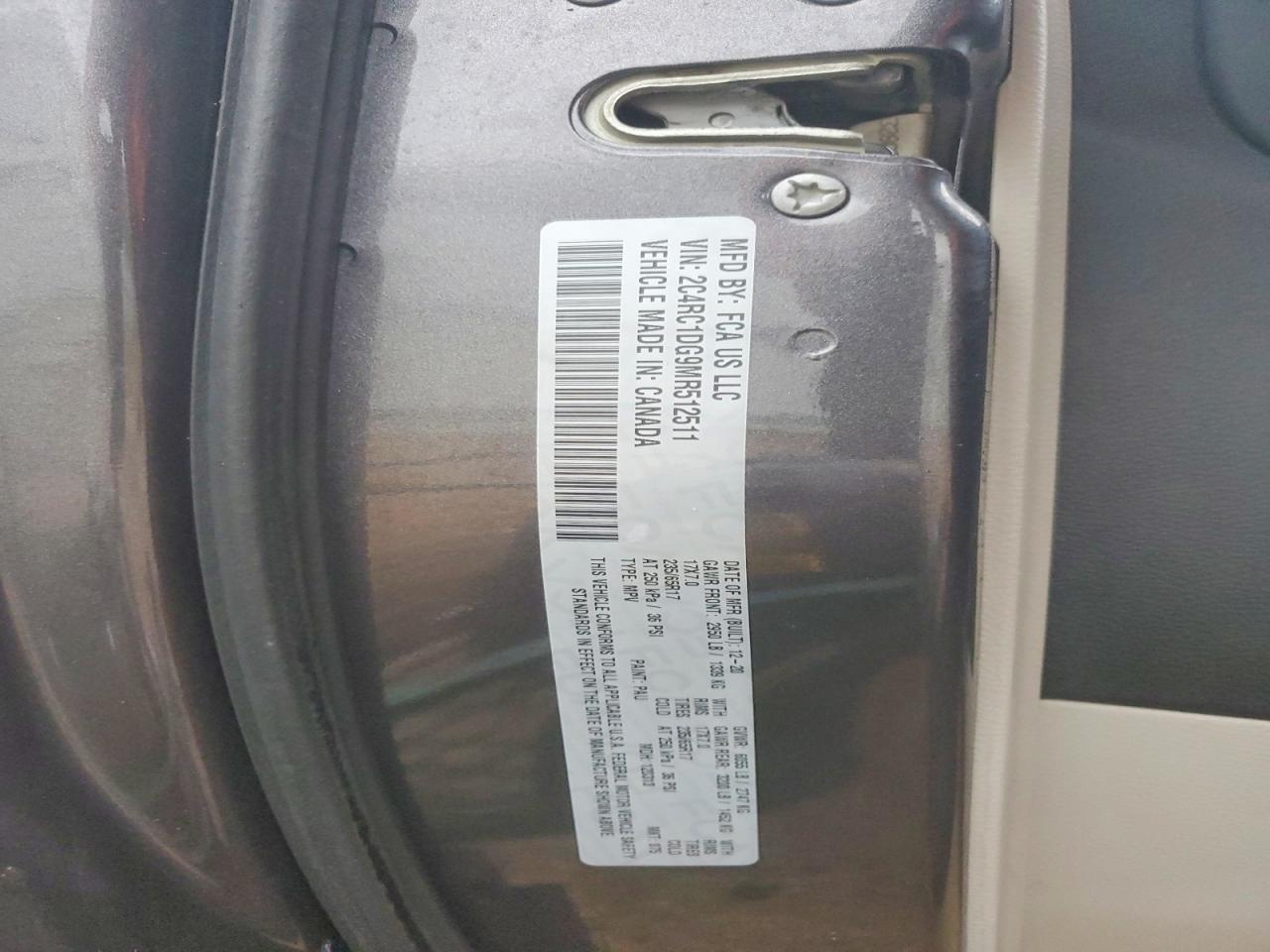 2021 CHRYSLER VOYAGER LXI photo 25