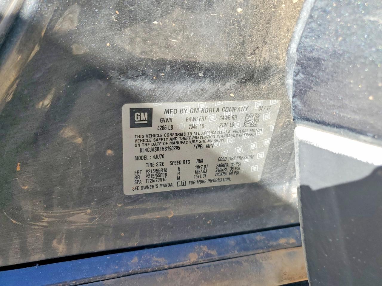 2017 BUICK ENCORE PREFERRED photo 37