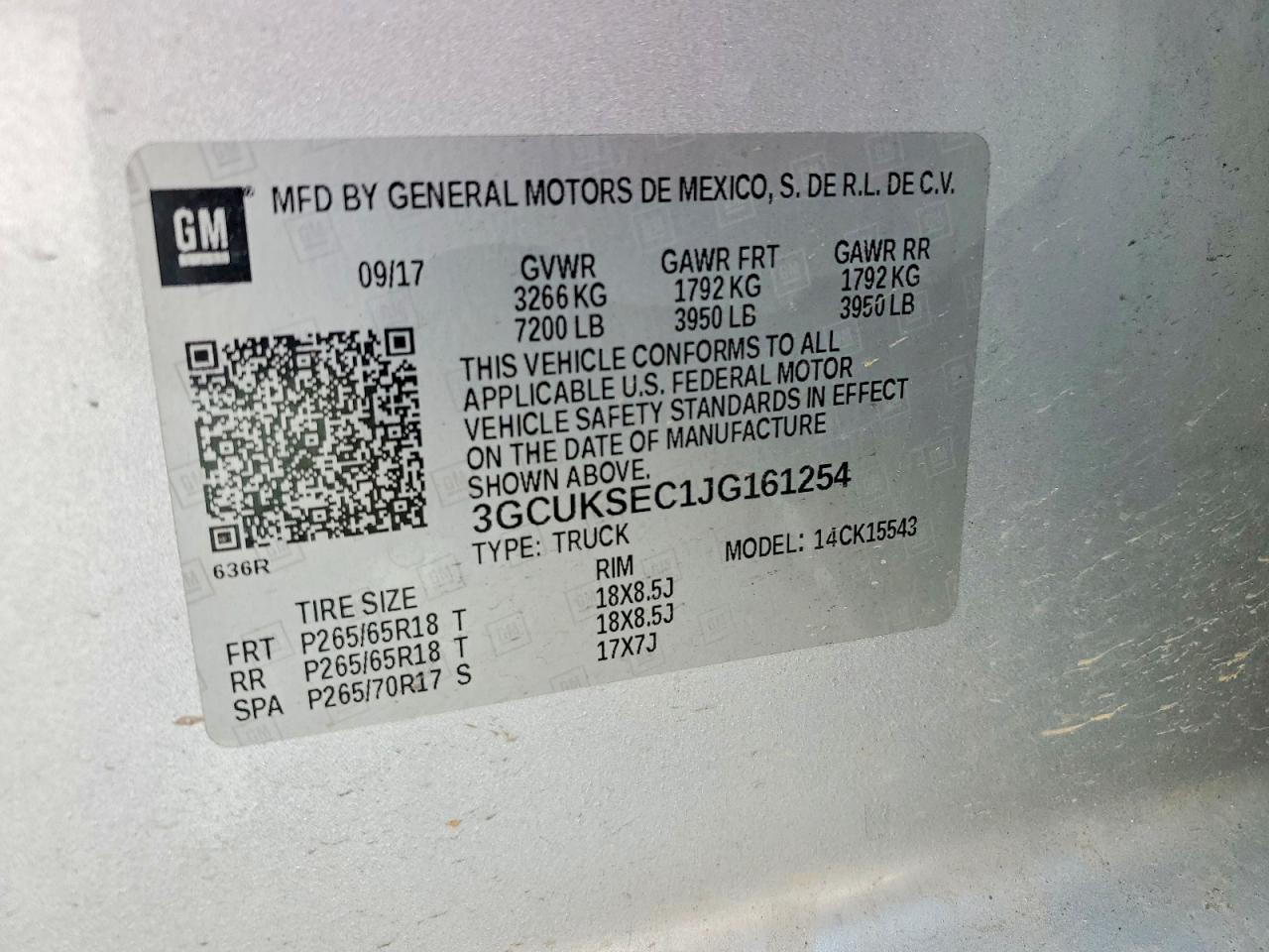 2018 CHEVROLET SILVERADO K1500 LTZ photo 23