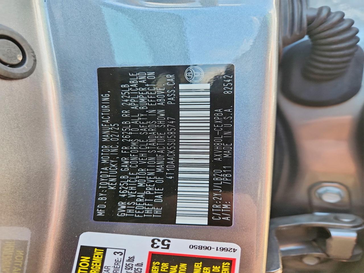 2025 TOYOTA CAMRY XSE photo 12