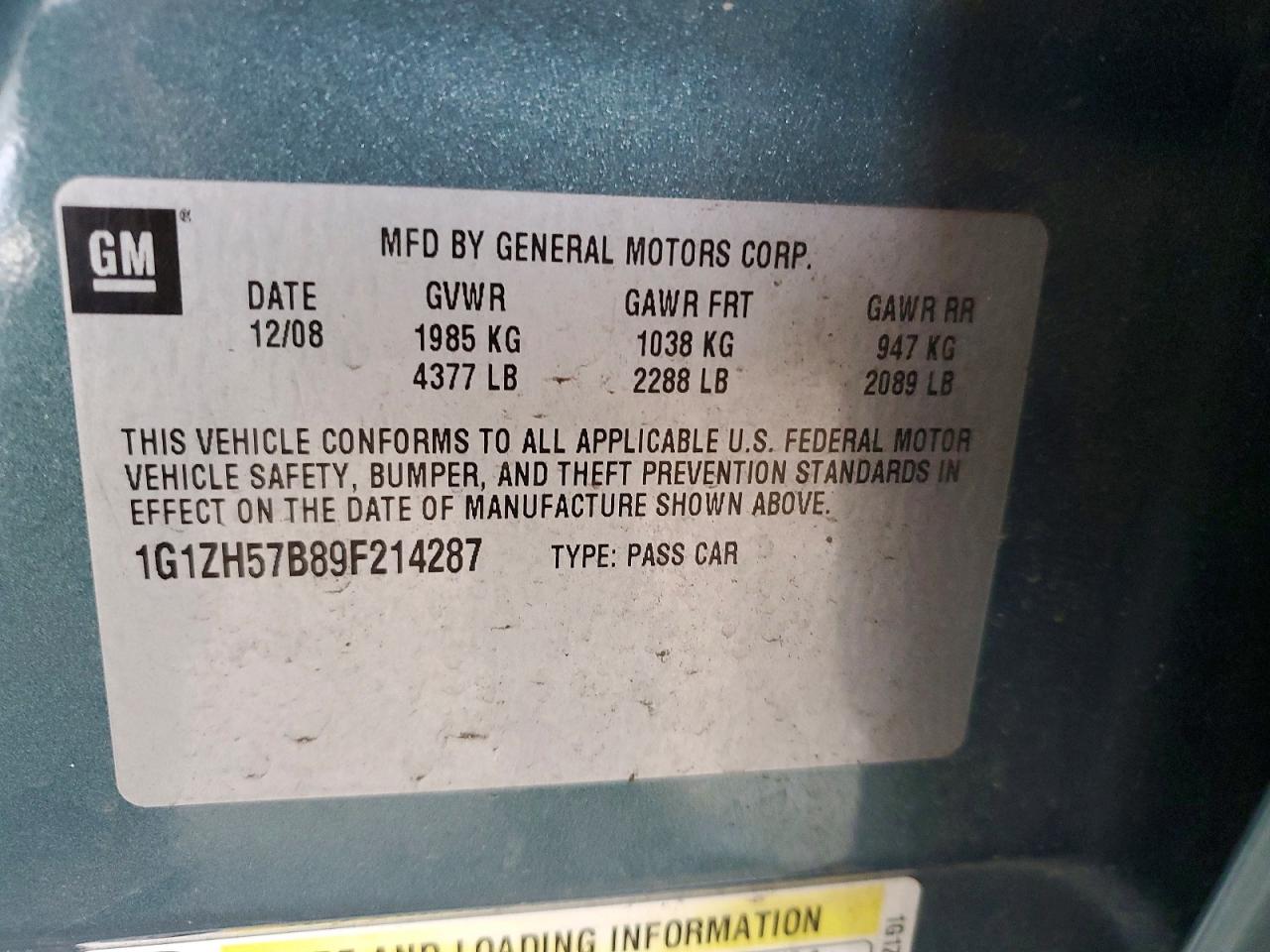 2009 CHEVROLET MALIBU 1LT photo 34