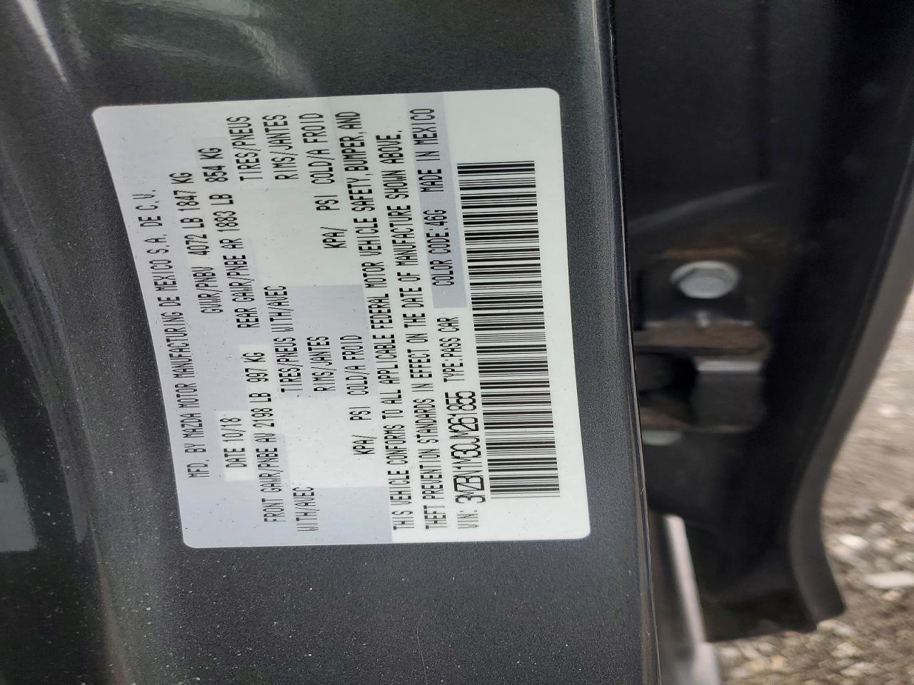 2018 MAZDA 3 GRAND TOURING photo 12